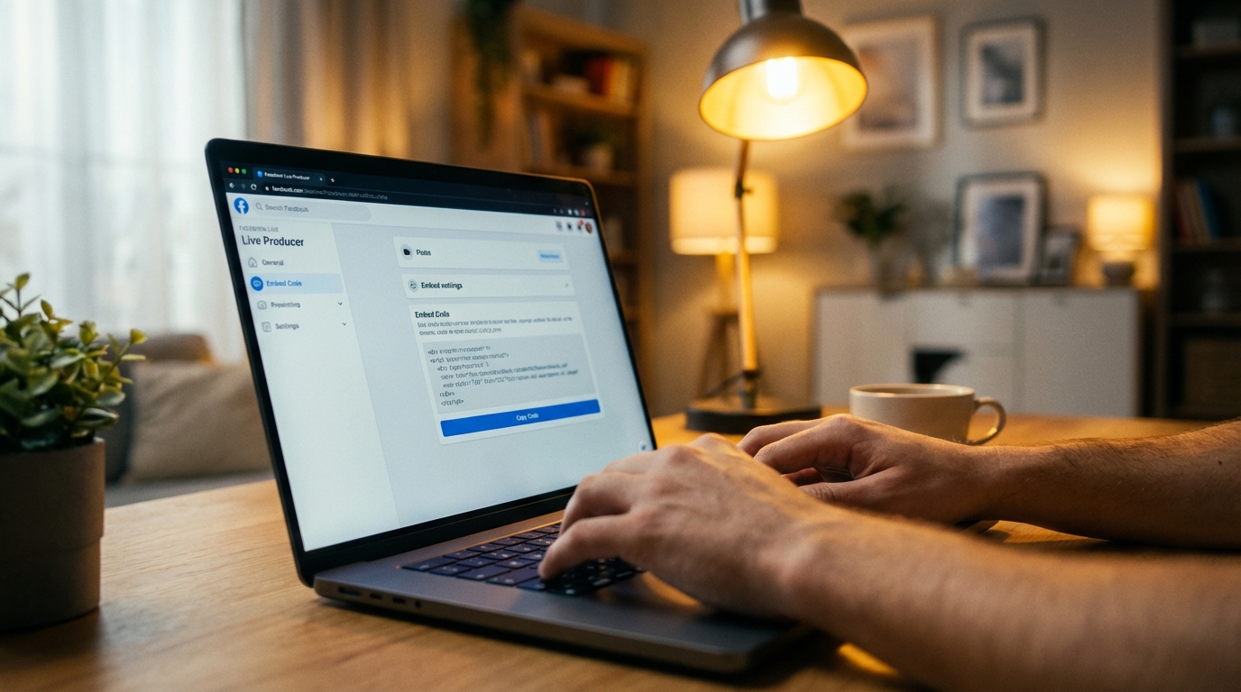 Person frustrated while manually updating Facebook Live embed codes