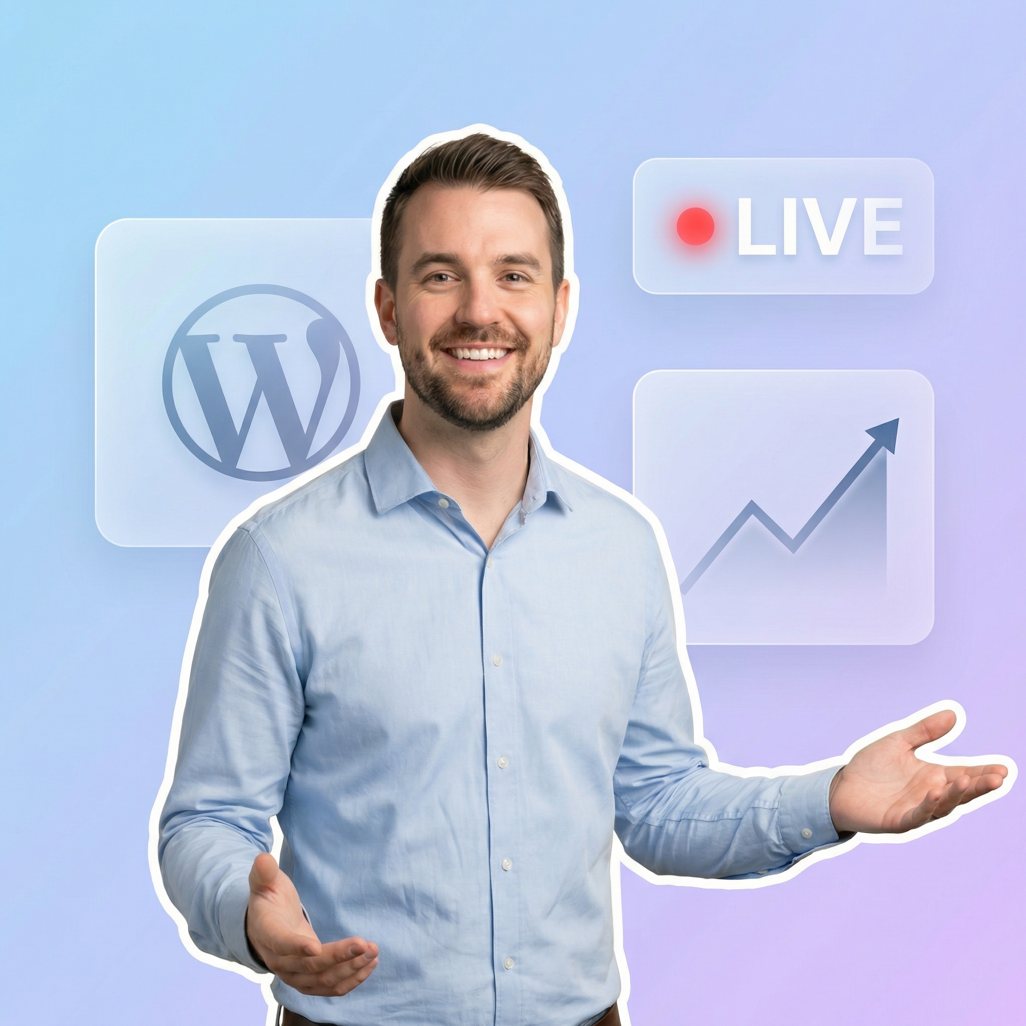 Facebook Live stream automatically appearing on a WordPress website